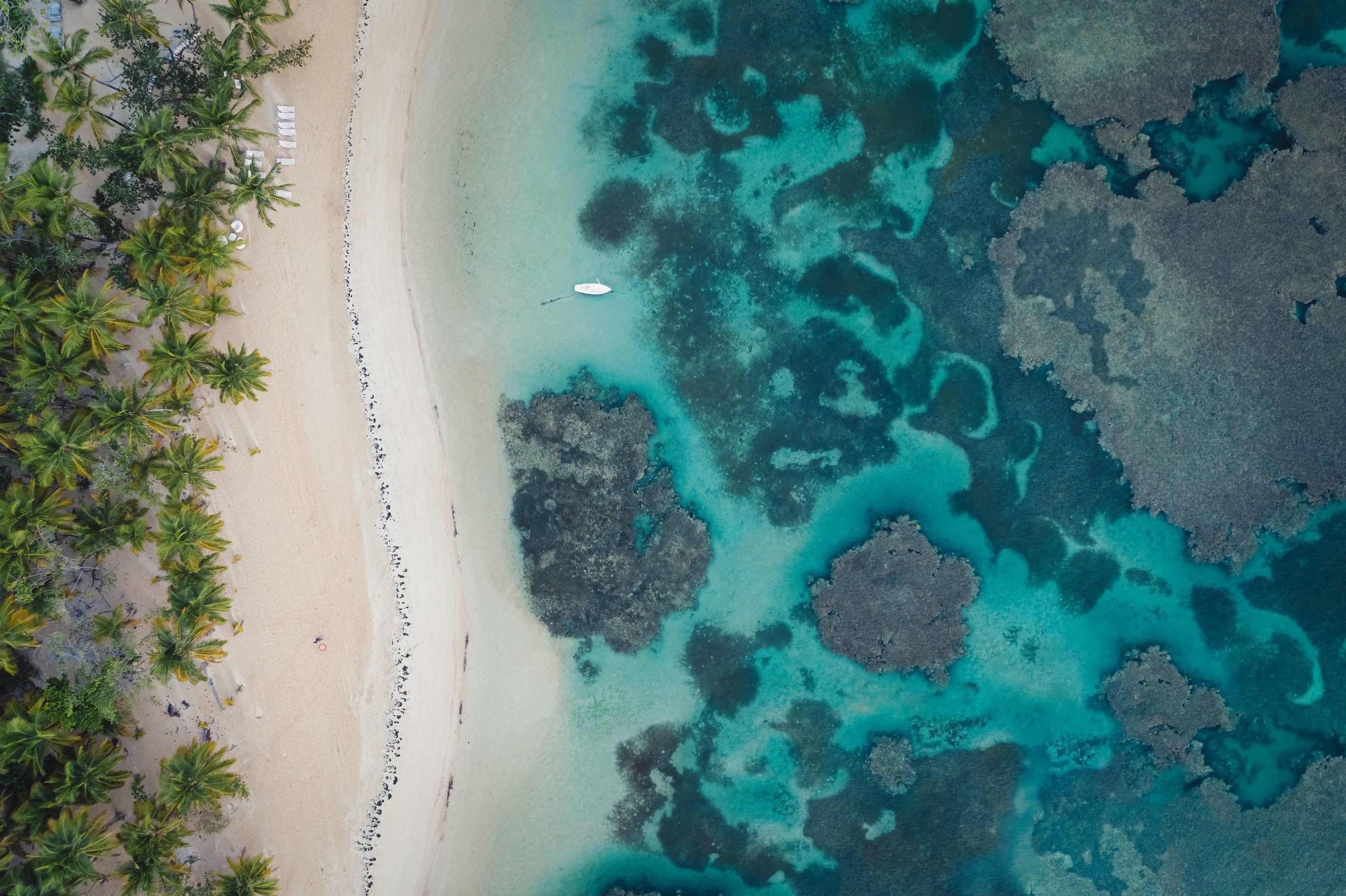 Aerial view of Grand Bahia Principe beach